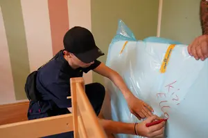 Kleine Matratzenhülle